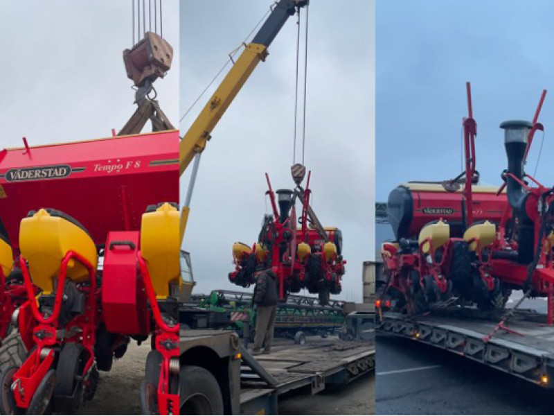 Відвантажили б/в сівалку Vaderstad Tempo F8 до Київської області