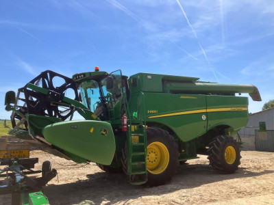 Комбайн John Deere - S660i, 2012 + жниварка,  візок